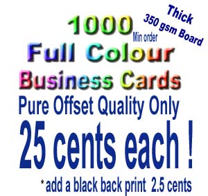 Click for business card  deals. 